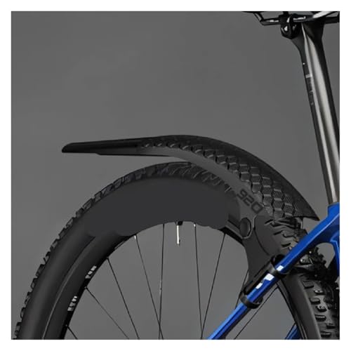 Garde-Boue vélo roue arrière en coque rigide noire réglable - 2