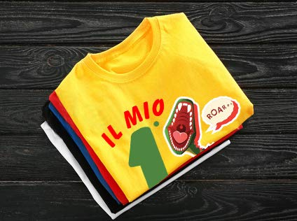 Tshirt Compleanno Bimbo 1 Anno - Compleanno 2 Anni...