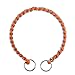 TSPRO Slip Chain Dog Collar - Adjustable Chew Proof Dog Collars for Medium Large Dogs Stainless Steel Chain Strong Durable Heavy Duty Training Dog Slip Collar(Orange,3MM*15-17inches)