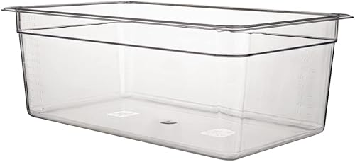 Miniatura 2 de Restaurantware Met Lux - Contenedor de almacenamiento de alimentos de tamaño completo, caja de prueba de 1 8 pulgadas de profundidad, rectangular,