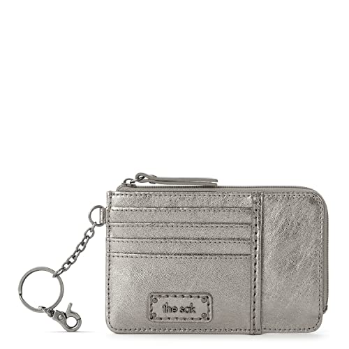 The Sak Iris Wallet In Leather, Elevated Everyday Purse With Keychain, Includes Credit Card Holders & Clear Id Window, Pyrite #TOP9