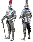THOR INSTRUMENTS Handtooled Handcrafted King's Suit of Full Wearable Armor Rustic Vintage Home Decor Gifts