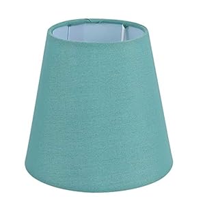 Uonlytech Petit abat-jour en tissu – Abat-jour de rechange pour lampe de table, lustre – Vert