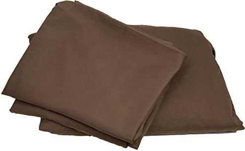 HotelSheetsDirect 3 Piece Premium Microfiber Bed Sheet Set - 1600 Thread Count, Wrinkle, Fade, & Stain Resistant. (Twin, Chocolate)