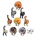 Cat Butt Magnets Toys Set for Refrigerator - Set of 10 for Cat & Pet Lovers Stuff - Cat Tails - Perfect for Fridge, Whiteboard, Calendar - Cat Gifts & Decor