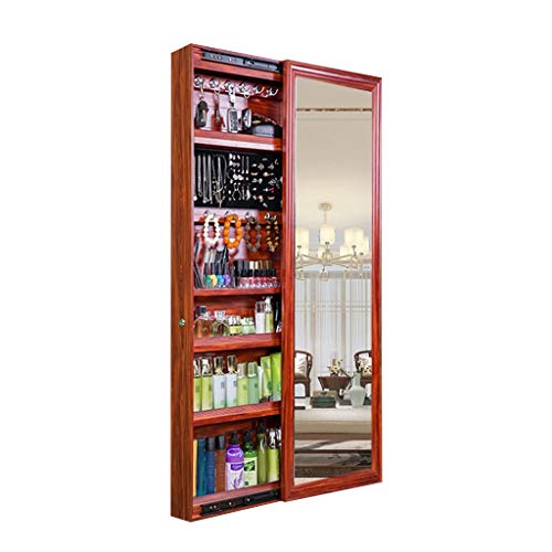 Even Grande armoire à bijoux murale avec miroir, portes coulissantes