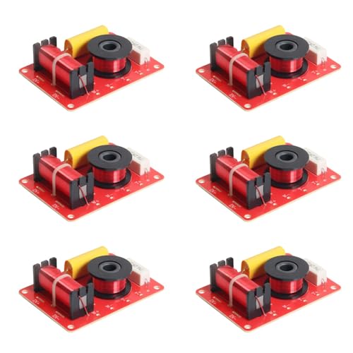 Diviseur de fréquence 8 Ohm crossover 2 voies pour haut-parleur 6 pouces lot de 6