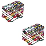 Cómo saber si es de algodón bueno o malo: Consejos para identificar la calidad NUOBESTY 50 Rollos Hilo De Algodon Para Bordar Hilo De Bordar Tejido Hilo De Artesanía De Bordado Hilo De Bordar Para Pulseras Limpieza Con Hilo Dental Mano Amistad Hilo De Punto De Cruz