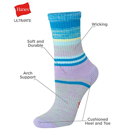 Hanes Ultimate Women's 6-Pack Crew Socks3