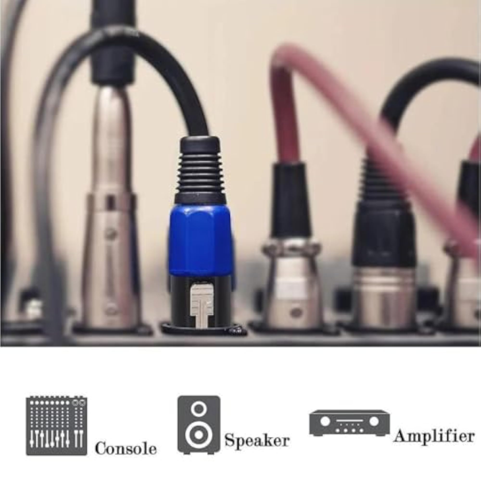 Copper Male to Male Hifi Speaker Cable