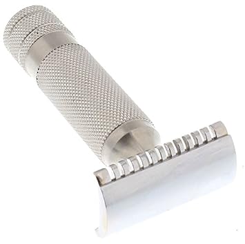 West Coast Shaving Classic Collection Razor 110S, Stainless Steel Silver, Open Comb