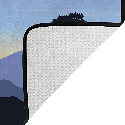 Tapis de sol rectangulaire durable Ruchen pour salle à manger - 5