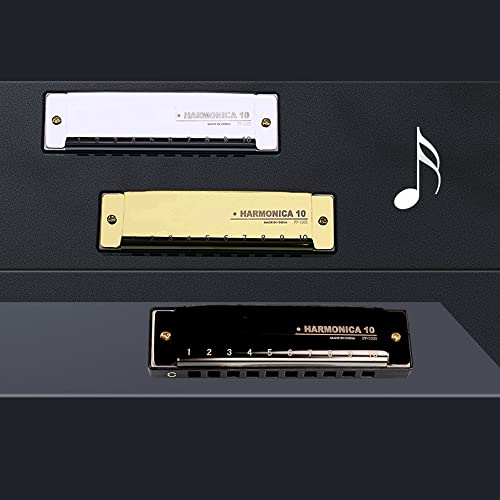 caigou Harmonica Diatonic Blues Harmonica Key of C, 10 Trous 20 Tons Blues Harp Orgue à Bouche Harmonica Coque en Acier… - Les Beatles, Paul McCartney, John Lennon, RIngo Starr, George Harrison caigou Harmonica Diatonic Blues Harmonica Key of C, 10 Trous 20 Tons Blues Harp Orgue à Bouche Harmonica Coque en Acier… – Image 6