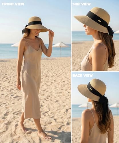 Sombrero de Sol Plegable con Ala Ancha para Mujer miniatura 4