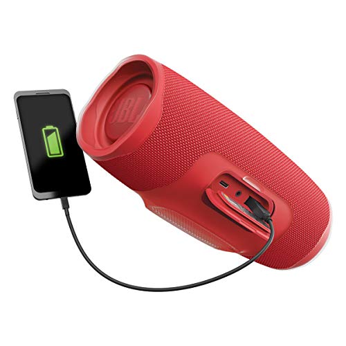 Image of JBL Charge 4 Portable Waterproof Wireless Bluetooth Speaker - Red (Renewed)