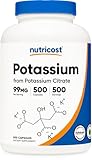Nutricost Potassium Citrate 99mg, 500 Capsules