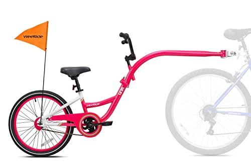 WeeRide Kazam Link Tagalong Kinder-Anhängerrad – Pink