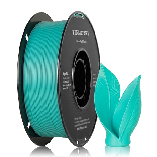 Image of TINMORRY Rapid PLA Filament 1.75 mm, 1 KG, Cyan | Up to 300 mm /s, Smooth Printing, Neatly Wound, Low Warping, Compatible with Most FDM 3D Printers, Beginner-Friendly