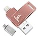Produktbild Looffy USB Stick 128GB für iPhone Speicher Stick iOS USB Flash Drive 3.0 Speichererweiterung für iPhone iPad Android Handy iPod Tablet Computer MacBook 4 in 1