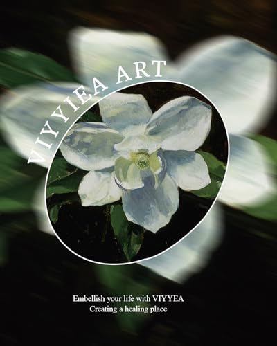 Image of VIYYIEA Gold Framed Vintage Wall Art for Living Room, Flowers Canvas Prints Home Decor, Oil Painting Picture, Bedroom Wall Decor Gifts for Friends or Family -【Magnolia】-(10L x 8W)