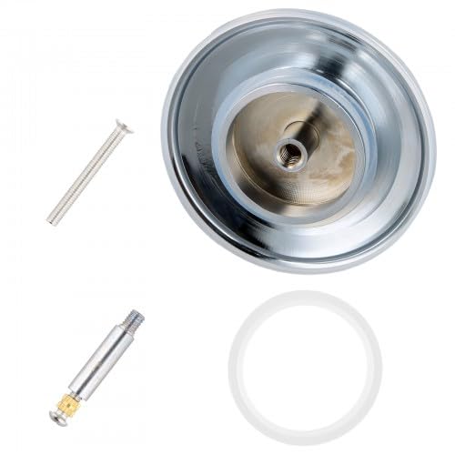 Bath Plug Diameter 70mm Chrome Plated Drain Plug, Pop-Up Drain Stopper with Silicone Seal for Most Bathtub