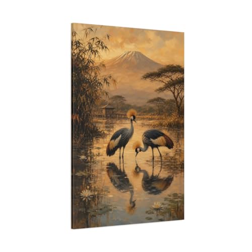 Toile Safari Africain de qualité premium avec châssis robuste de 3 cm