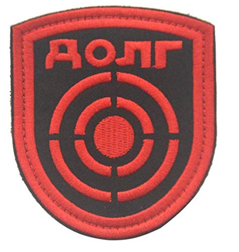 Stripe Nuclear Power Plant Radiation Stalker S.T.A.L.K.E.R. Factions Mercenaries Loners Atomic Power 3D Tactical Military Badges Embroidered Patch Back with Loop and Hook