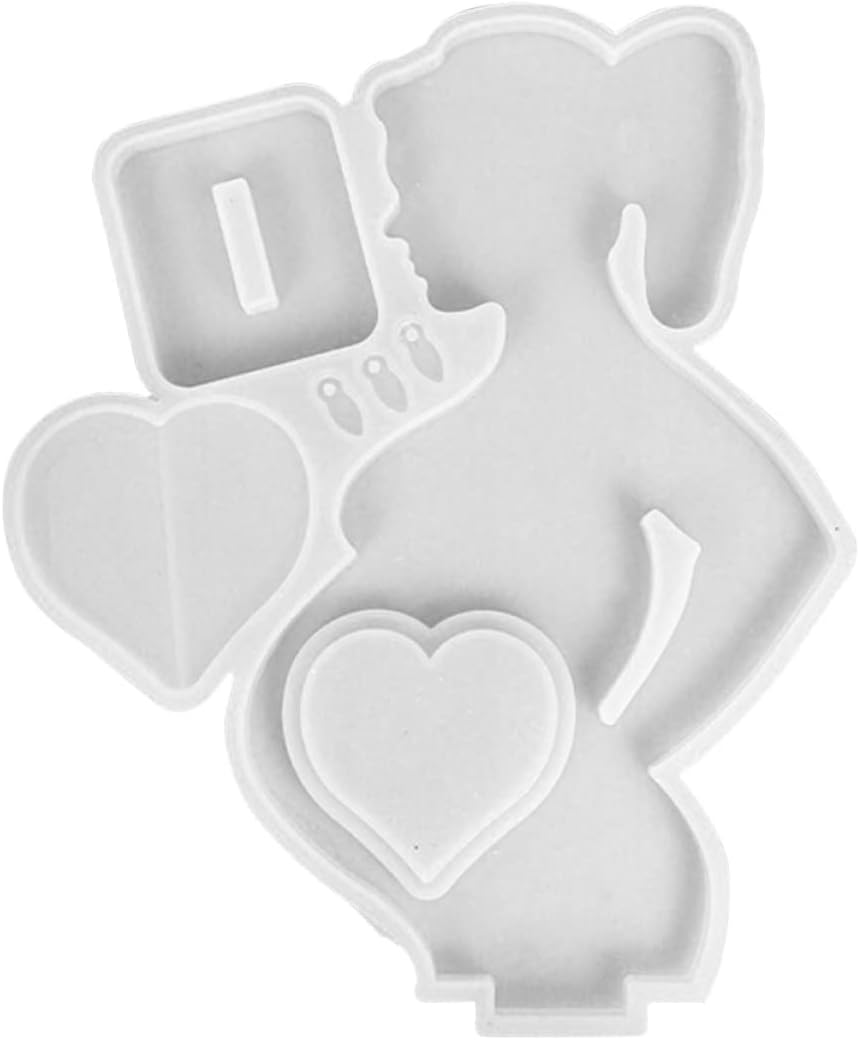 Silicone Picture Frame Mold for DIY Crafts Mother Day Photo Frame Casting Mold Non Stick Easy to Safe Silicone Material for Creative Art Decor Projects