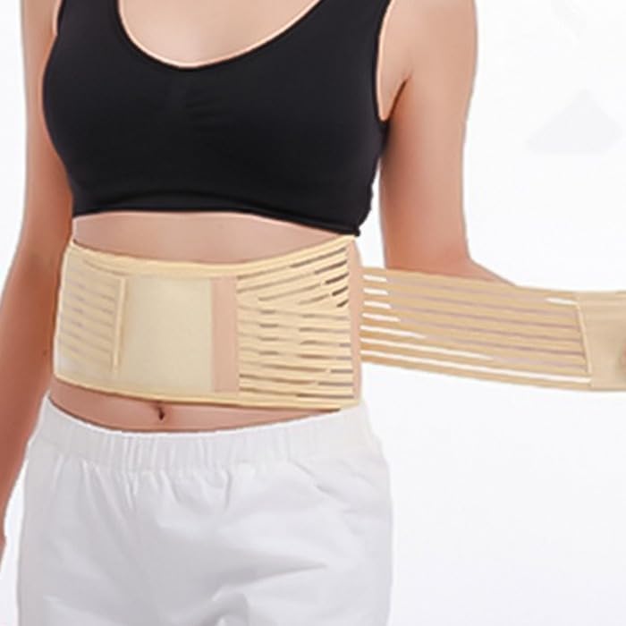 Premium Back Support Belt - Adjustable Lumbar Support Brace for Men and Women - Comfortable Back Support (XXL).