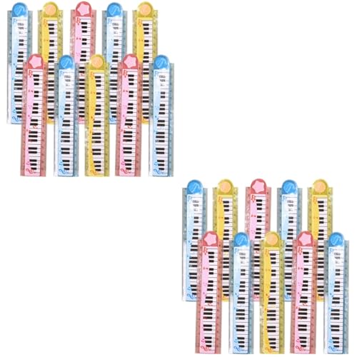 Kit de traçage scolaire durable avec 20 règles pliables colorées OSALADI