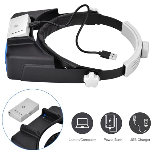 Loupe de précision rechargeable pour travail rapproché et couture