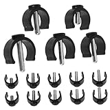 NOLITOY 20pcs Standard Crutches Walking Aid Accessories Clamp Buckle for Quad Cane Tip