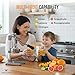 Vollum Hand Press Manual Citrus Juicer - citrus squeezer Commercial Grade Home Orange juice Squeezer for Oranges, Lemons, Limes - Stainless Steel and Cast Iron Non-skid Suction Cup Base- 15 Inch, Gray