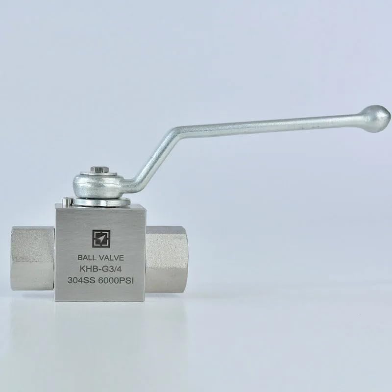 Vanne à bille hydraulique en acier inoxydable durable pour circuits 1/2