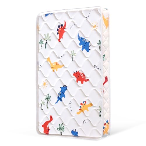 Image of Mini Crib Mattress 38" x 24" x 4"- Firm Support and Comfort Premium Foam,Noiseless and Odorless,Hypoallergenic Mini Crib Mattress,Fits Mini and Portable Cribs,Dual Sided with Soft Breathable Fabric