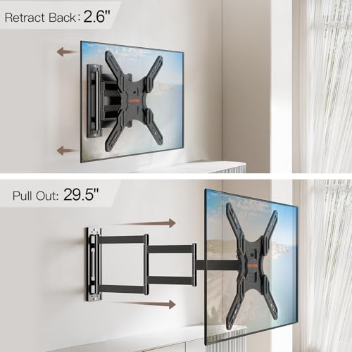 ELIVED 29.5in Long Arm TV Wall Mount for 26-60" TVs, VESA 400x400, 77 Lbs - image 2