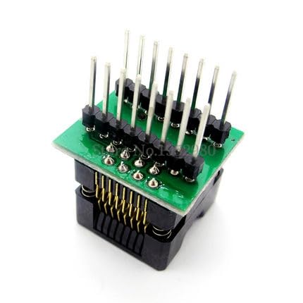 Wiring Connecting Terminals - SOP16 to DIP16 IC Burn in Testing Socket Chip Programmer Adapter Narrow Type Fit for 3.9MM SOP IC