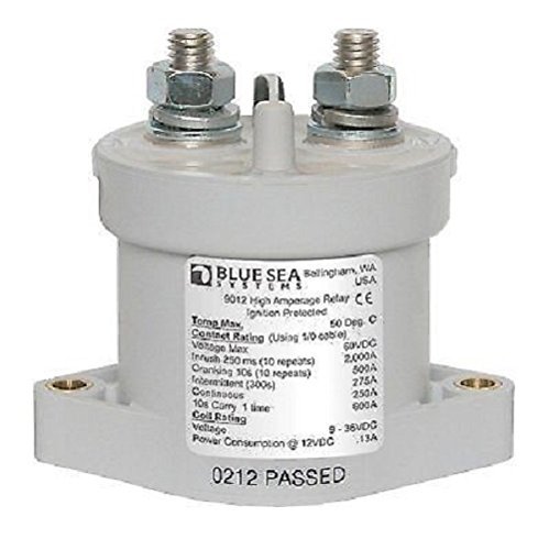 Blue Sea Systems Solenoid Switch, 12/24VDC w/Coil Econmzr