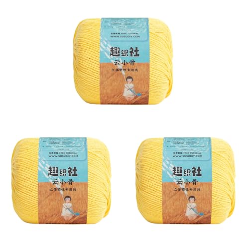 Image of CloudFrame Yarn 3x50g /60Yards - Lemon Drop