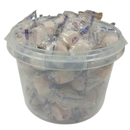 Deliex delicias de Extremadura Mantecados con Cacao, Morenitos o Blanquitos, Pastas Villaseco, Envueltos Individualmente, 1 kg o 1,5 kg (72, Morenitos Chocolate blanco)