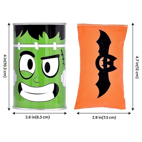Image of JOYIN 13 Pcs Halloween Carnival Can Bean Bag Toss Games for Kids & Adults Trick or Treat Decoration, Home Decor Party Favors Supplies, Homeschooling Backyard Game