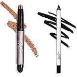 Julep Bronze Shimmer Eyeshadow Stick x Blackest Black When Pencil Met Gel Eyeliner Duo