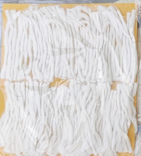 S,S Store Cotton Wicks for Diya Handmade Long Cotton Wicks for Puja Pooja Jyot Batti for Oil Lamp Diyas for Diwali Deepawali Diya Ideal for Brass, Kuber Clay Diya for Home Mandir Temple(100 Pcs)