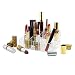 Adorox 1pc of 24 Stand Transparent Acrylic Trapezoid Makeup Cosmetic Lipstick Lip Gloss Display Stand Organizer Office Supplies (Clear (1 Piece))