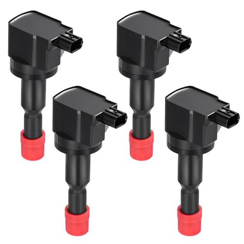 Image of BDFHYK Ignition Coil Packs UF581 Compatible with Honda Fit 2007-2008 1.5L l4 Honda Oem Coil Pack Coil for 30520PWC003 30520PWCS01 610-50119 Set of 4