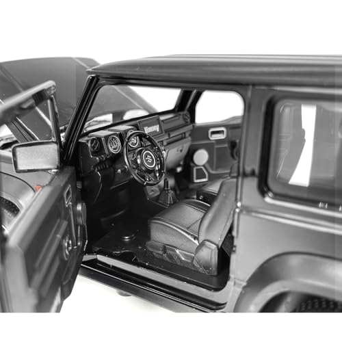 Modelo 1:24 Jimny SUV 2021 coche de juguete metal miniatura 6