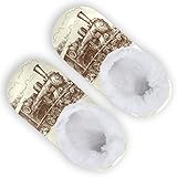 Steam Locomotive Train Boys Girls House Slippers Kids toddler Home Shoes Winter Indoor shoes S