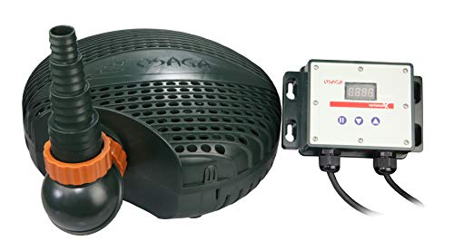 Osaga Regelbare Teichpumpe Variomatix OGM-10.000 VX Schwarz Edelstahl Wasserpumpe
