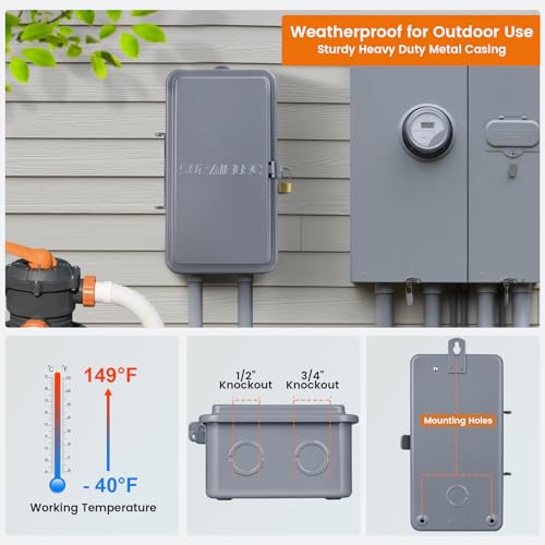 Suraielec TD03M Pool Timer, 7-Day 24-Hour Digital Pool Pump Timer thumb #4