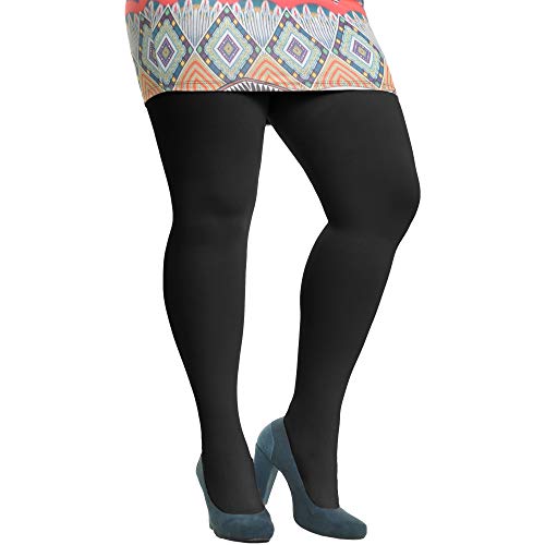 Image of Angelina Women's Brushed Fleece Interior Thermal Fashion Tights